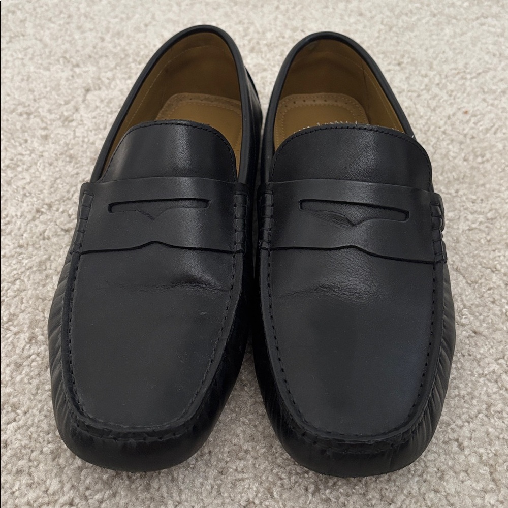 Vince Camuto Men’s Black Leather Loafers